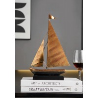 Dekoration Boot Segelboot Metallalter, Segelboot Retrostil, Haus, Wohnzimmer, Hotel und Büro