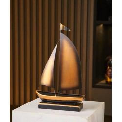 Decoratie boot zeilboot metalen leeftijd, zeilboot retro stijl, huis, woonkamer, hotel en kantoor
