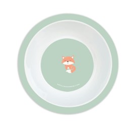 Zorrito Kids Dishware Set 5 PEPS PVC Kit de comidas completas