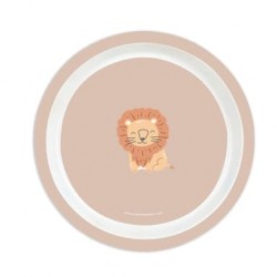 Conjunto de utensílios de mesa para crianças PVC 5 quartos (placas, vidro, talheres) School Set 26x26x9 cm