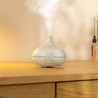 Pure Ultrasonic Humidifier Aroma 150 White and Wood, 150 ml, 7 W, RGB LED, Aromatherapy, Ambient Lighting