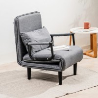 Canapé lit Convertible 4 en 1 Sofa, Fauteuil, Chaise Longue, Fauteuil de Sol et Lit Simple