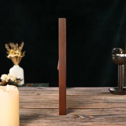 Escultura de pared de madera tallada a mano de madera de madera - Decoración moderna de la pared 3D para el hogar