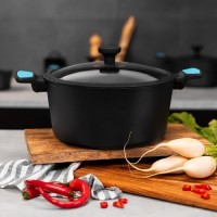 Pan with Cecotec Polka Cover Platinum 28 Pot Thunder 4.5 l Anti-Advertise Aluminum Ø 28 cm