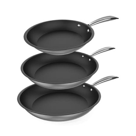 Cecotec Polka Classy 3-Piece Cecotec POLKE CLASSY 3-PIECE Non-Advertising, Induction, Stainless Steel