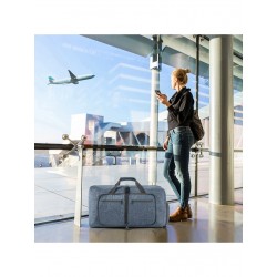 Grande capacidade à prova d 'água saco de viagem 65L saco semana fim de bagagem da semana todo o homem e mulher do ombro