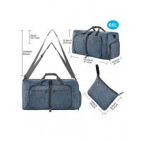 Grote capaciteit Waterdichte Reistas 65L Bag Week End Bagage Cabin Tote All Shoulder Man and Woman
