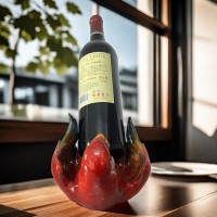 Creative Resin Parrot Bottle Holder - Elegant Dekorativ Skulptur til Design Stue