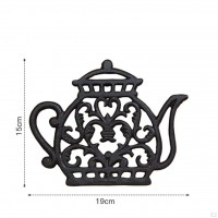 Teapot-shaped subplate resistant to non-slip heat