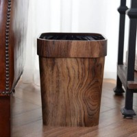 Wooden Trash Pash, Tre Papirkurv, Plastfaseskonkurranse, Modern Kontor Trash