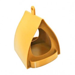 Hengende fuglmater stor plastikk kapasitet 12,5 cm x 10 cm x 13,5 cm Utendørs hage balkong