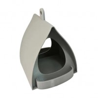 Hängende Vogelzufuhr große Kunststoffkapazität 12,5 cm x 10 cm x 13,5 cm Garten-Balkon im Freien