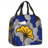Ankara Geométrica Ankara Isotermal Bolsa de almuerzo 20x13x22 cm Comida Taste Oficina de la escuela