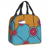 Ankara Geometrische Ankara isothermische lunchzak 20x13x22 cm maaltijd smaak schoolkantoor
