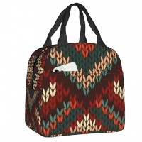 Ankara Geometrische Ankara isothermische lunchzak 20x13x22 cm maaltijd smaak schoolkantoor