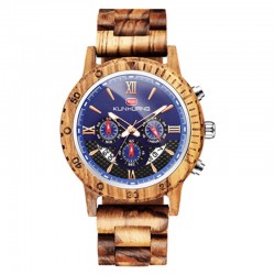 Montre en bois de luxe...