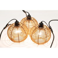 Warland Exterior Summary Riassunto Rattan 10 lampade - 5 metri Lampada da giardino