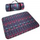 Beach mat and picnic 2x2m, moisture resistant, thick and portable for camping and outdoor