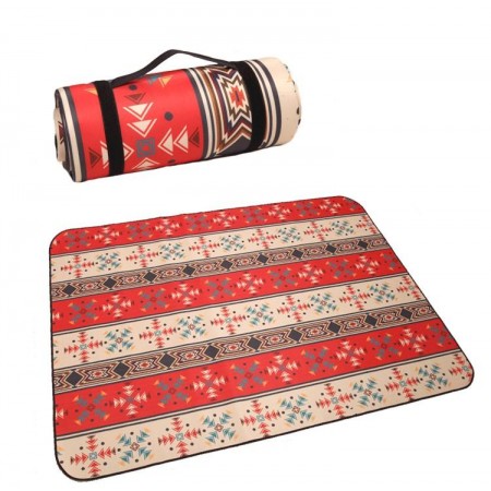 Beach mat and picnic 2x2m, moisture resistant, thick and portable for camping and outdoor