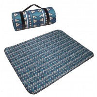 Beach mat and picnic 2x2m, moisture resistant, thick and portable for camping and outdoor