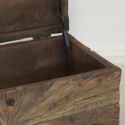 Recycley Wood Storage Train med håndtag og LArquet Vintage Wood Storage Wood