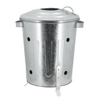 Gegalvaniseerd stalen Composter-lak18 liter met deksel