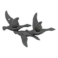 Motorid Motor Pattern Pattern Geese Cappotti Rustico 2 Ganci Deco Campagna Ingresso Campagna Bagno da cucina