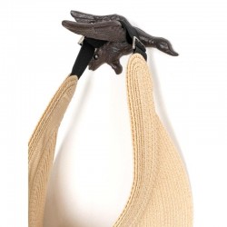 Set di 4 ganci in ghisa con anatra - Cappotto di cappotti a parete originale e decorativo