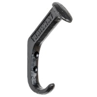 Muchos ganchos de 4 murales en paters de hierro fundido. Clavo de estilo para decoración y almacenamiento