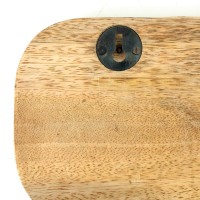 Mangun Wood Hook 3 Ganci in metallo DECO Montagna Edelweiss rustico e pratico