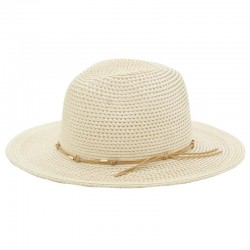 Chapeau Safari Homme en Papier Tressé avec Cordelette en Nylon Taille Unique Adulte