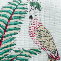 Sæt med 3 sorte og hvide jungle makeup kits, kosmetisk bomuld og nylon kit, skønhedsopbevaring pose