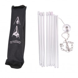 Tripod Telescopic Aluminiowy Przenośne 3 sekcje Regulowane Marmit Camp Light Camping Burving Turystyka