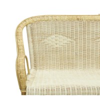 Sofá-cama natural de 2 lugares, sala de estar, escritório, jardim, varanda, terraço e pérgola