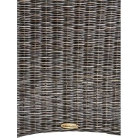 Set von synthetischen Rattan-Gartenmöbeln, 2 Sessel, 2-Sitzer-Sofa, Couchtisch