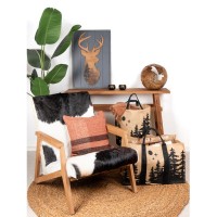 Muurframe Header Wooden Painted Black, Wall Decor