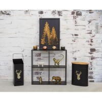 Wall-Wall Frame Geschilderd patroon Trons, Decoration Nature Style Rustic Platteland