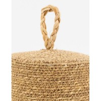 Cuña de puerta de yute natural con asa 2.8 kg, detener la puerta de Deco Robateral y práctica