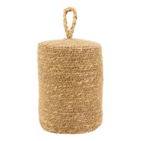 Natural jute door with 2.8 kg handle, robust and practical decorative door stop