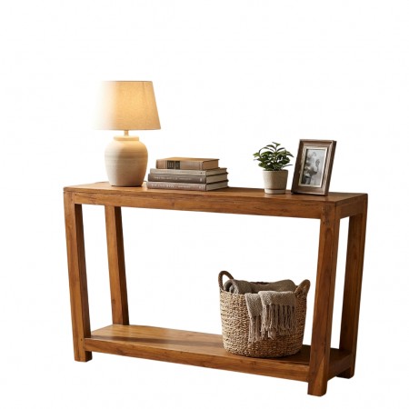 Tabla de madera de madera de caoba Muebles de entrada elegantes para sala de estar, corredor, cocina y oficina