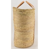 Grand Cabas-Palmkühlung mit Leder-Anses, schicker und dauerhafter natürlicher Einkaufswagen-Strand