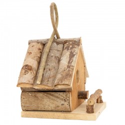 Nichoir à oiseaux en bois
