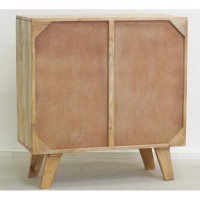 2 puertas Gabinete de madera de madera de algodón Patrón de algodón Almacenamiento de almacenamiento