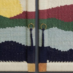 2 Ovet Puinen Buffet Cabinet Puuvilla Pattern Päivänosto Varastointi