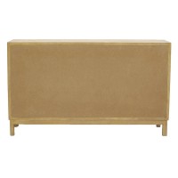 Buffet de madeira de 2 portas Mobiliário de madeira de madeira Armário de armazenamento à moda para sala de jantar, cozinha e sa