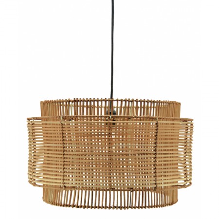 Round lampshade to hang in natural rattan Ø 50 h 30 cm