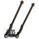 Wall-mounted hook Robust cast iron boots, wall mount to hang rubber garden boots