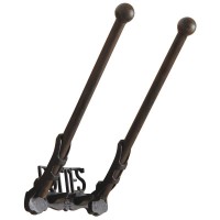 Wall-mounted hook Robust cast iron boots, wall mount to hang rubber garden boots