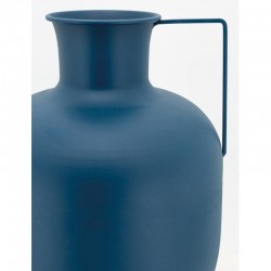 Vaso De Metal Tintado Duplo Annes Pesca, Elegante Decoração Moderna para Interior Chique