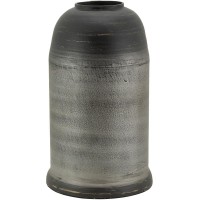 Sort og naturlig bambus vase mate finish, elegant dekoration til tørrede blomster